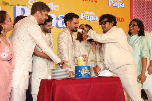 Single Papa Trailer Launch attended by Kunal Khemu, Prajakta Koli, Neha Dhupia, and others