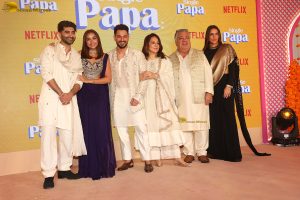 Single Papa Trailer Launch attended by Kunal Khemu, Prajakta Koli, Neha Dhupia, and others