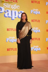 Single Papa Trailer Launch attended by Kunal Khemu, Prajakta Koli, Neha Dhupia, and others
