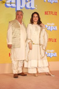 Single Papa Trailer Launch attended by Kunal Khemu, Prajakta Koli, Neha Dhupia, and others