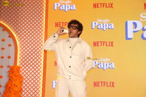 Single Papa Trailer Launch attended by Kunal Khemu, Prajakta Koli, Neha Dhupia, and others