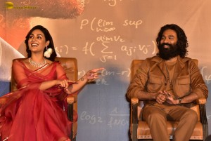 Sir Trailer Launch attended by Dhanush, Samyuktha Menon and Director Venky Atluri