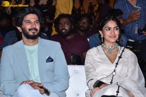Sita Ramam movie team Dulquer Salmaan, Sumanth Akkineni and Mrunal Thakur hold a press meet in Chennai