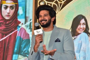 Sita Ramam movie team Dulquer Salmaan, Sumanth Akkineni and Mrunal Thakur hold a press meet in Chennai