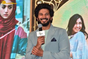 Sita Ramam movie team Dulquer Salmaan, Sumanth Akkineni and Mrunal Thakur hold a press meet in Chennai