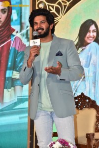 Sita Ramam movie team Dulquer Salmaan, Sumanth Akkineni and Mrunal Thakur hold a press meet in Chennai