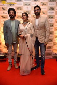 Sita Ramam movie team Dulquer Salmaan, Sumanth Akkineni and Mrunal Thakur hold a press meet in Chennai