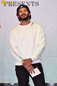 Sita Ramam movie team Dulquer Salmaan, Mrunal Thakur and Sumanth Akkineni visit Ethiraj College in Chennai to promote their film
