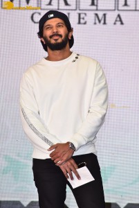 Sita Ramam movie team Dulquer Salmaan, Mrunal Thakur and Sumanth Akkineni visit Ethiraj College in Chennai to promote their film