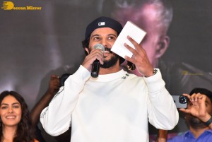 Sita Ramam movie team Dulquer Salmaan, Mrunal Thakur and Sumanth Akkineni visit Ethiraj College in Chennai to promote their film