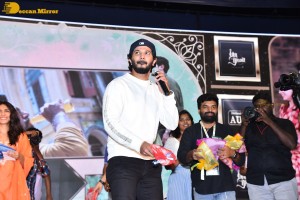 Sita Ramam movie team Dulquer Salmaan, Mrunal Thakur and Sumanth Akkineni visit Ethiraj College in Chennai to promote their film