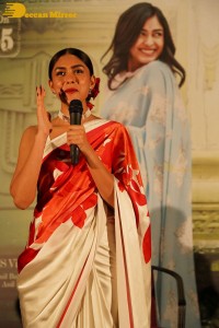 Sita Ramam movie cast including actress Mrunal Thakur hold a press meet