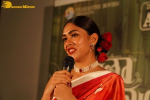 Sita Ramam movie cast including actress Mrunal Thakur hold a press meet