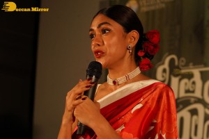 Sita Ramam movie cast including actress Mrunal Thakur hold a press meet
