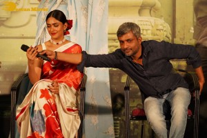Sita Ramam movie cast including actress Mrunal Thakur hold a press meet