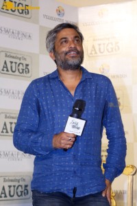 Dulquer Salman, Rashmika Mandanna and Mrunal Thakur attend the trailer launch of the movie Sita Ramam