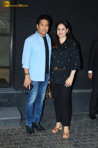 Sitaare Zameen Par Special Screening attended by Aamir Khan, Sachin Tendulkar and his wife Anjali, and Raj Thackeray