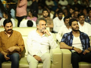 Skanda Cult Jathara Event attended by Ram Pothineni, Saiee Manjrekar, Srikanth, Indraja, and Boyapati Srinivas