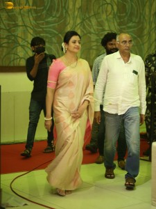 Skanda Cult Jathara Event attended by Ram Pothineni, Saiee Manjrekar, Srikanth, Indraja, and Boyapati Srinivas