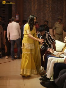 Skanda Cult Jathara Event attended by Ram Pothineni, Saiee Manjrekar, Srikanth, Indraja, and Boyapati Srinivas