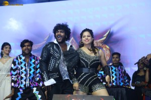 Skanda Pre-Release Function attended by Ram Pothineni, Saiee Manjrekar, Sreeleela, and Nandamuri Balakrishna