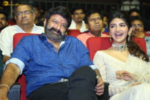 Skanda Pre-Release Function attended by Ram Pothineni, Saiee Manjrekar, Sreeleela, and Nandamuri Balakrishna