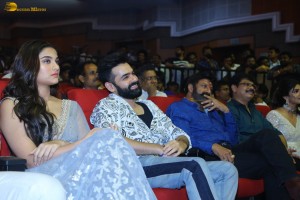 Skanda Pre-Release Function attended by Ram Pothineni, Saiee Manjrekar, Sreeleela, and Nandamuri Balakrishna