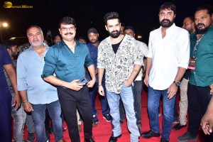 Skanda Pre-Release Function attended by Ram Pothineni, Saiee Manjrekar, Sreeleela, and Nandamuri Balakrishna