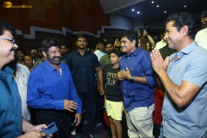 Skanda Pre-Release Function attended by Ram Pothineni, Saiee Manjrekar, Sreeleela, and Nandamuri Balakrishna