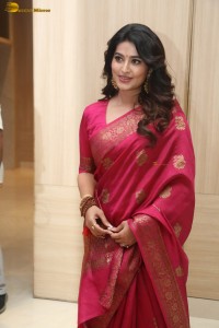 actress sneha beautiful in a dark pink saree
