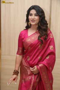 actress sneha beautiful in a dark pink saree