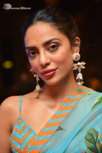 Model turned Actress Sobhita Dhulipala poses for pictures at a cinema event