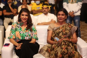 Pre-Release Event of Telugu movie Son of India attended by Mohan Babu, Ali, Vishnu, Lakshmi Manchu