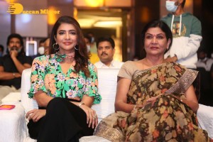 Pre-Release Event of Telugu movie Son of India attended by Mohan Babu, Ali, Vishnu, Lakshmi Manchu