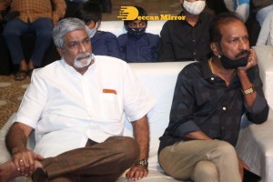 Pre-Release Event of Telugu movie Son of India attended by Mohan Babu, Ali, Vishnu, Lakshmi Manchu