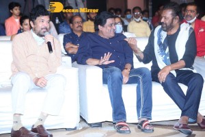 Pre-Release Event of Telugu movie Son of India attended by Mohan Babu, Ali, Vishnu, Lakshmi Manchu