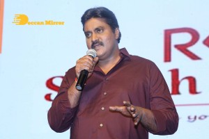 Pre-Release Event of Telugu movie Son of India attended by Mohan Babu, Ali, Vishnu, Lakshmi Manchu