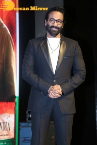 Pre-Release Event of Telugu movie Son of India attended by Mohan Babu, Ali, Vishnu, Lakshmi Manchu