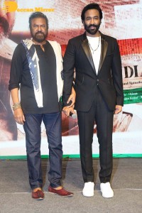 Pre-Release Event of Telugu movie Son of India attended by Mohan Babu, Ali, Vishnu, Lakshmi Manchu
