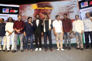 Pre-Release Event of Telugu movie Son of India attended by Mohan Babu, Ali, Vishnu, Lakshmi Manchu