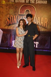 Son of Sardaar 2 Screening attended by Mrunal Thakur, Mouni Roy, Roshni Walia, and others