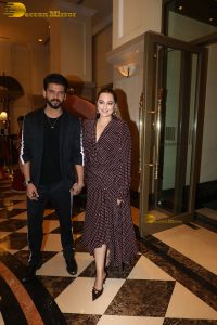 bollywood actress Sonakshi Sinha spotted with her husband
