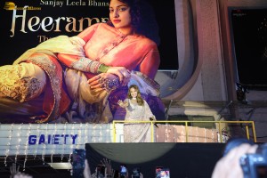 actress Sonakshi Sinha promotes Heeramandi movie at G7 multiplex in mumbai