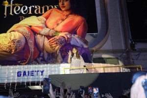 actress Sonakshi Sinha promotes Heeramandi movie at G7 multiplex in mumbai