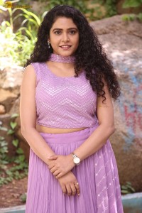 Indian actress Sonakshi Verma in a pink lehenga choli