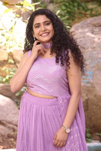 Indian actress Sonakshi Verma in a pink lehenga choli