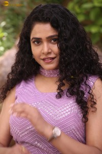 Indian actress Sonakshi Verma in a pink lehenga choli