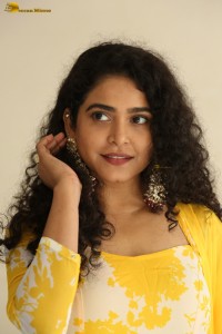 Indian actress Sonakshi Verma photoshoot in a yellow salwar