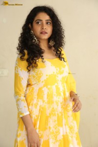 Indian actress Sonakshi Verma photoshoot in a yellow salwar