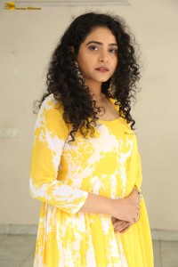 Indian actress Sonakshi Verma photoshoot in a yellow salwar